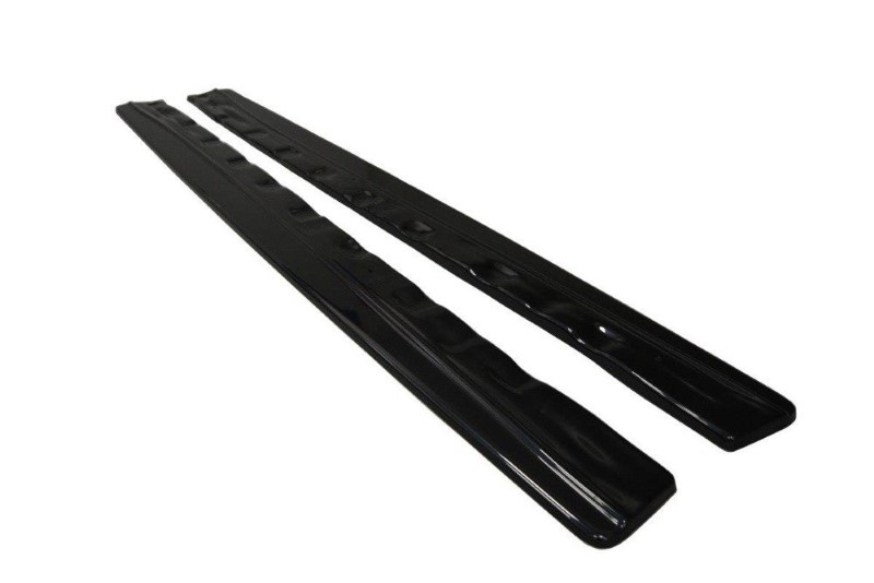 Zijskirts Diffusers Honda Civic Mk9 Facelift Glanzend Zwart