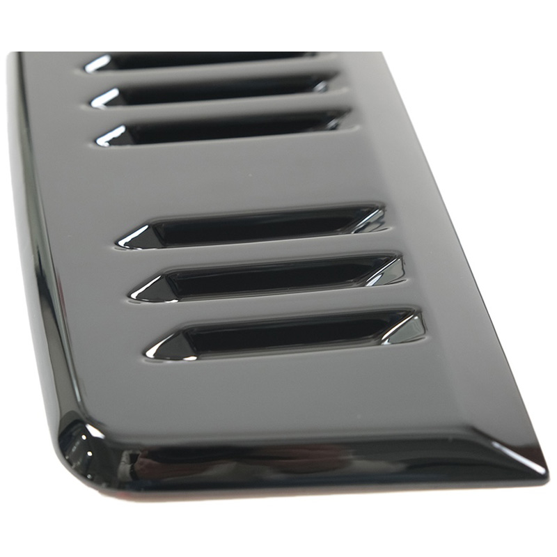 Oneway Set luchtinlaten (zijkant)  Volkswagen Transporter T5.1/T6/T6.1 2010-2022 (Lange wielbasis) - Versie 2 - Glanzend zwart