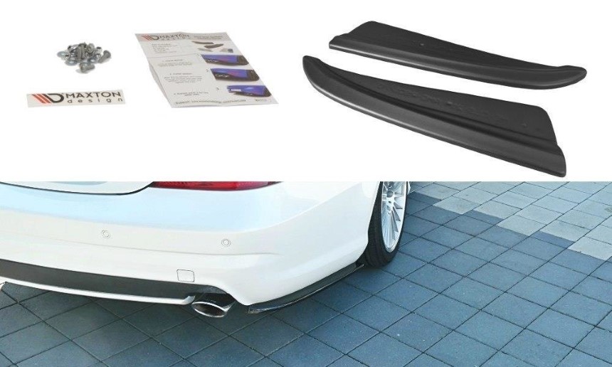 Achter zijskirts Mercedes CLS W219 55 AMG Maxton Design glans zwart