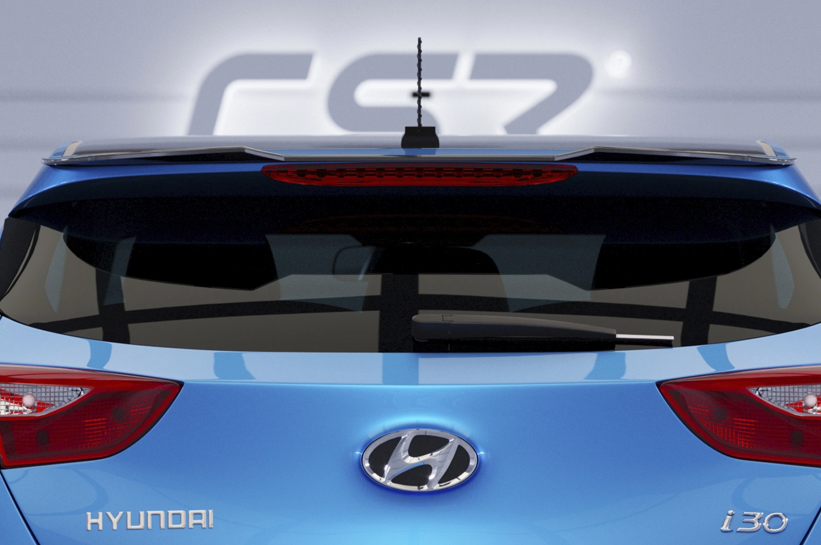 Achterspoiler Hyundai i30 (GD) Glans Zwart van CSR Automotive (10/2011-01/2017)