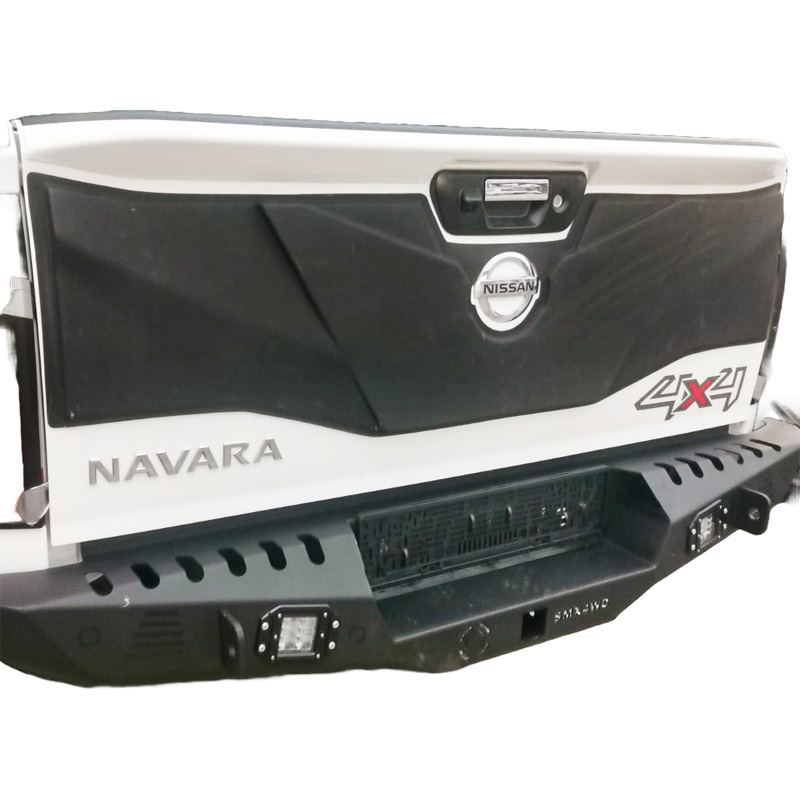 Achterklepcover  Nissan Navara NP300 (D23) 2014-2021 - Versie 2 - Matzwart