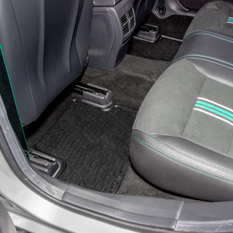 Rubbermatten  Mercedes B-Klasse W246 2011-2019/A-Klasse W176 2012-2018/CLA/GLA 2014-2020 (G profiel 4-delig + montageclips)
