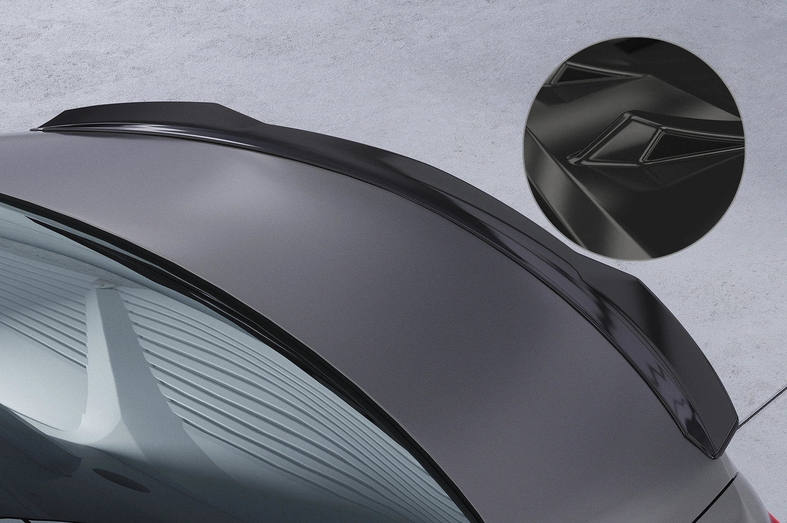 Achterspoiler Mercedes-Benz C-Klasse W205 Glans Zwart – CSR Automotive