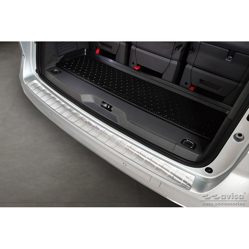 RVS Achterbumperprotector  Volkswagen Multivan T7 2021- - 'Ribs'