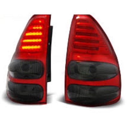 Luces traseras Toyota Land cruiser 07-08 LED rojo