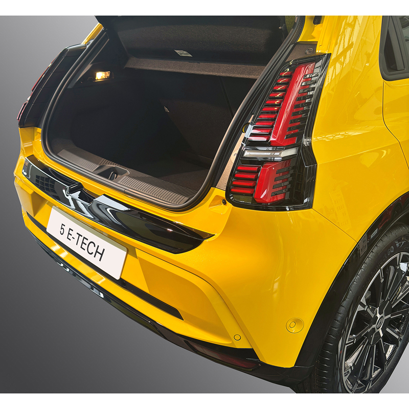 RGM ABS Achterbumper beschermlijst  Renault 5 E-Tech 2024- Glanzend Zwart