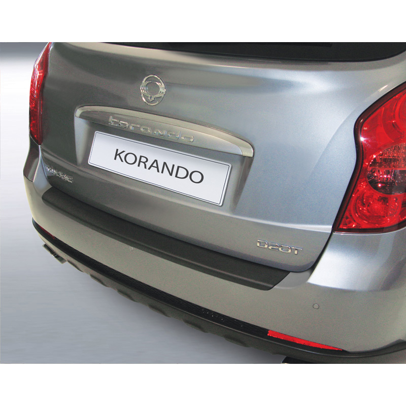 ABS Achterbumper beschermlijst  SsangYong Korando 2011-2019 Zwart