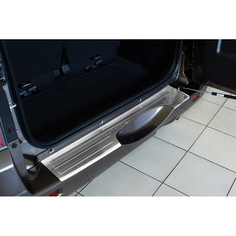 RVS Achterbumperprotector  Suzuki Grand Vitara II 5 deurs 2006- (met reservewiel)