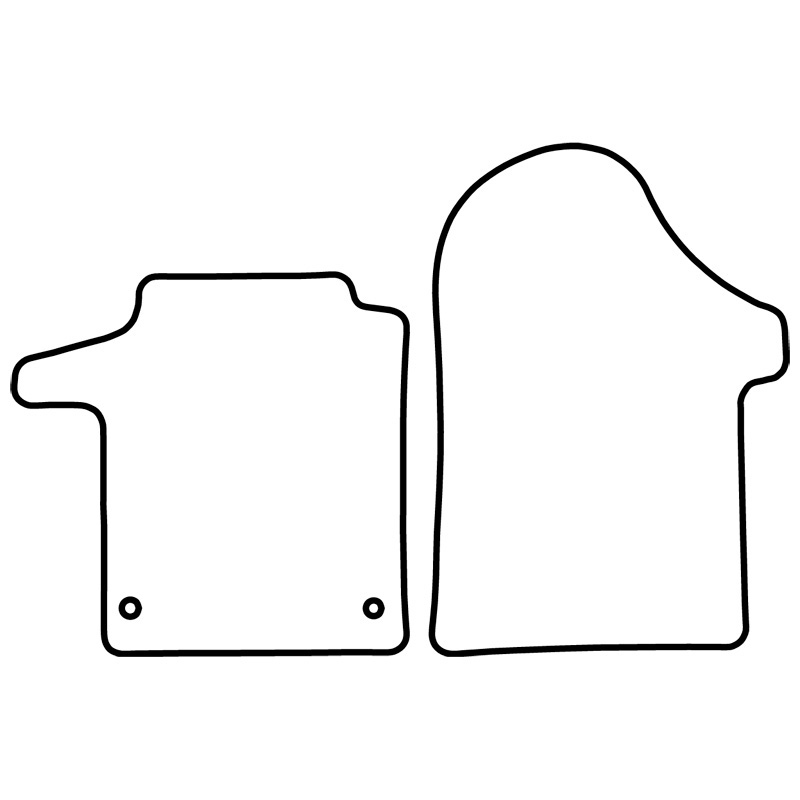 Automatten Velours  Mercedes Vito W640 & Viano W447 2014- (alleen voor)