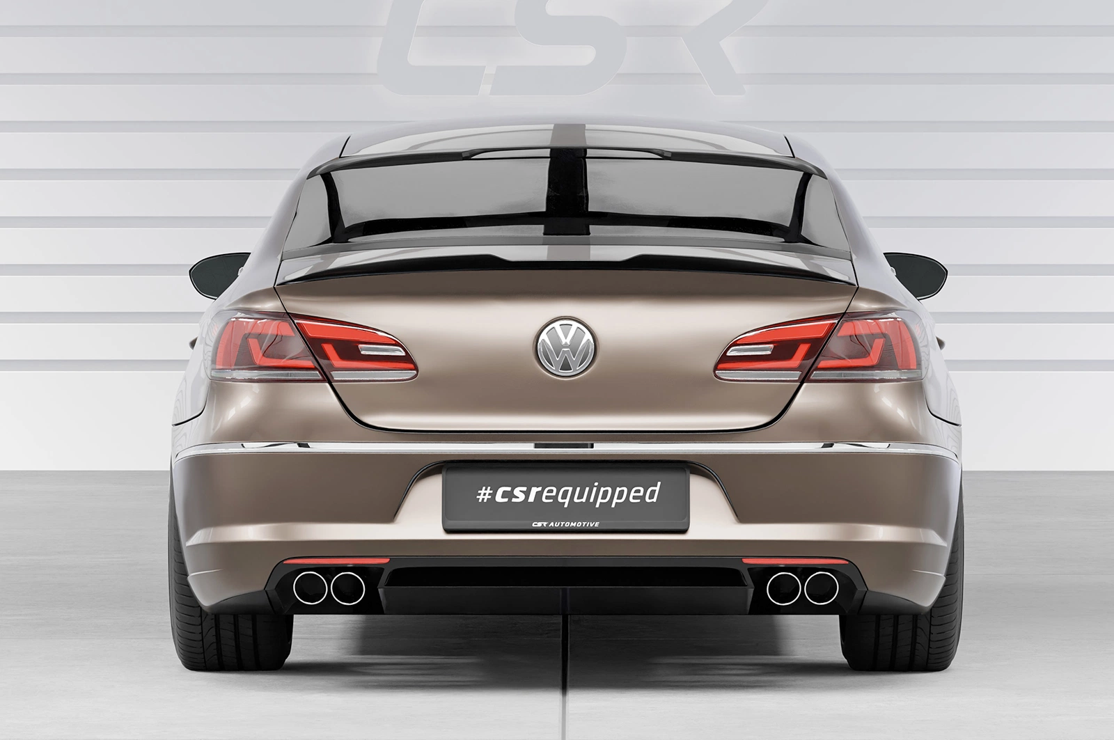 Achterspoiler voor VW Passat CC Glans Zwart (2008–2016) – CSR Automotive