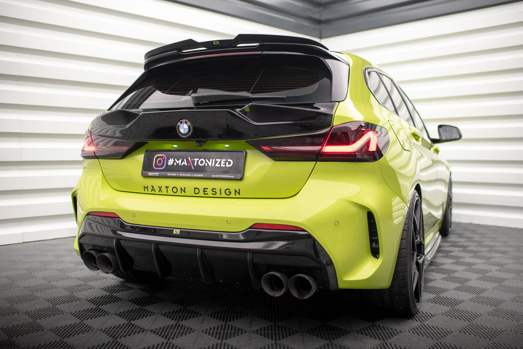 Diffuser V.3 BMW M135i F40 + Milltek Sport Exhaust