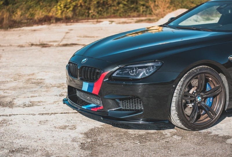 Voorspoiler BMW M6 GRAN COUPÉ V.2 Glanzend Zwart