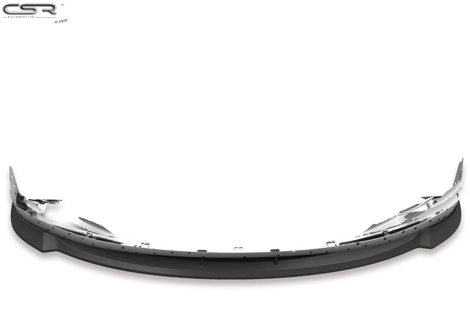 Voorspoiler Porsche Panamera 970 glans zwart 2009–07/2013