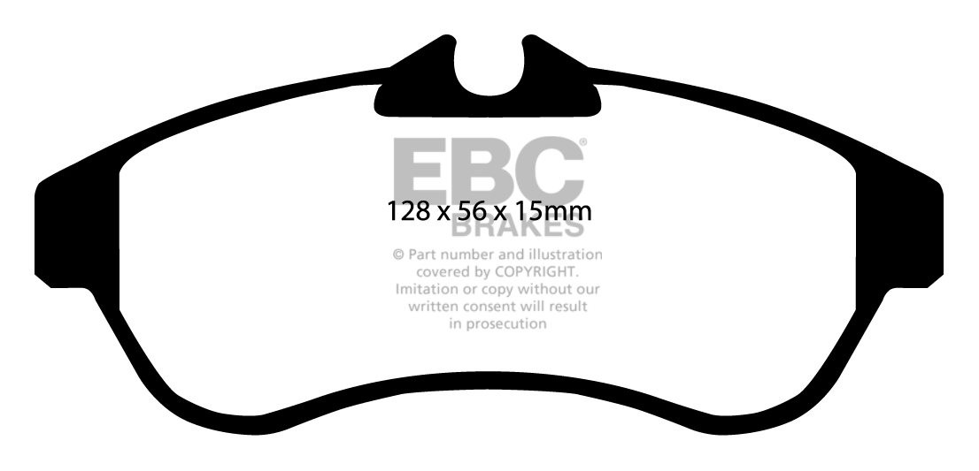 EBC Brakes CITROEN C2 1.6 TD 2005-.. Remblokken voorzijde greens