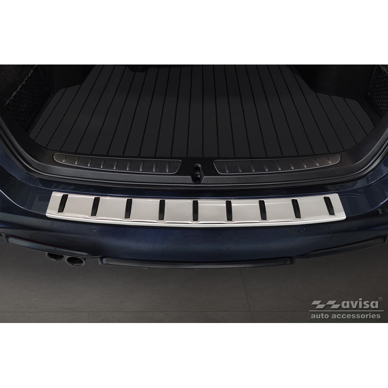 RVS Achterbumperprotector  BMW 3-Serie (F31) Touring (incl. M-Pakket) 2012-2015 & Facelift 2015-2019 'STRONG EDITION'