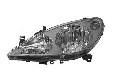 koplamp, Bosch, H1+H7, elektr verstelb, incl stelmotor, rechts P