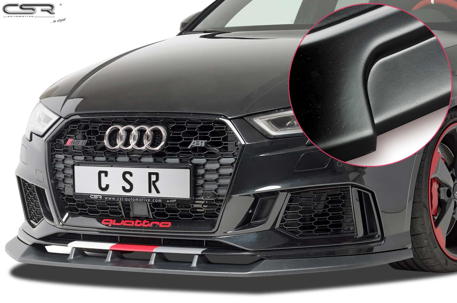 Voorspoiler Audi RS3 8V