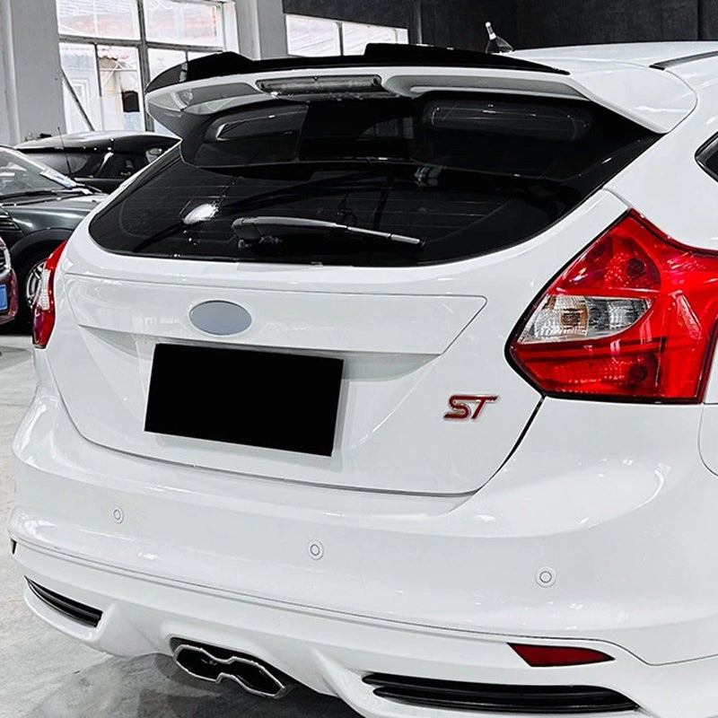 Dakspoiler (Spoiler Cap)  Ford Focus III HB 5-deurs ST & ST-Line 2011-2018 (ABS Glanzend zwart)