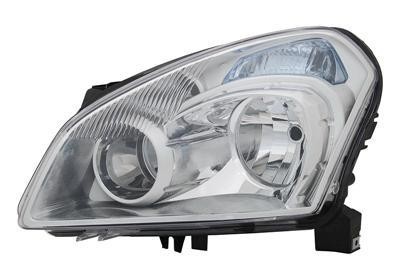 koplamp, H7+H7, elektr verstelb, links Nissan Qashqai, 2007-2010