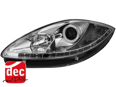 Headlights Seat Leon / Altea / Toledo 05-09 Devil Eyes Dlite LED