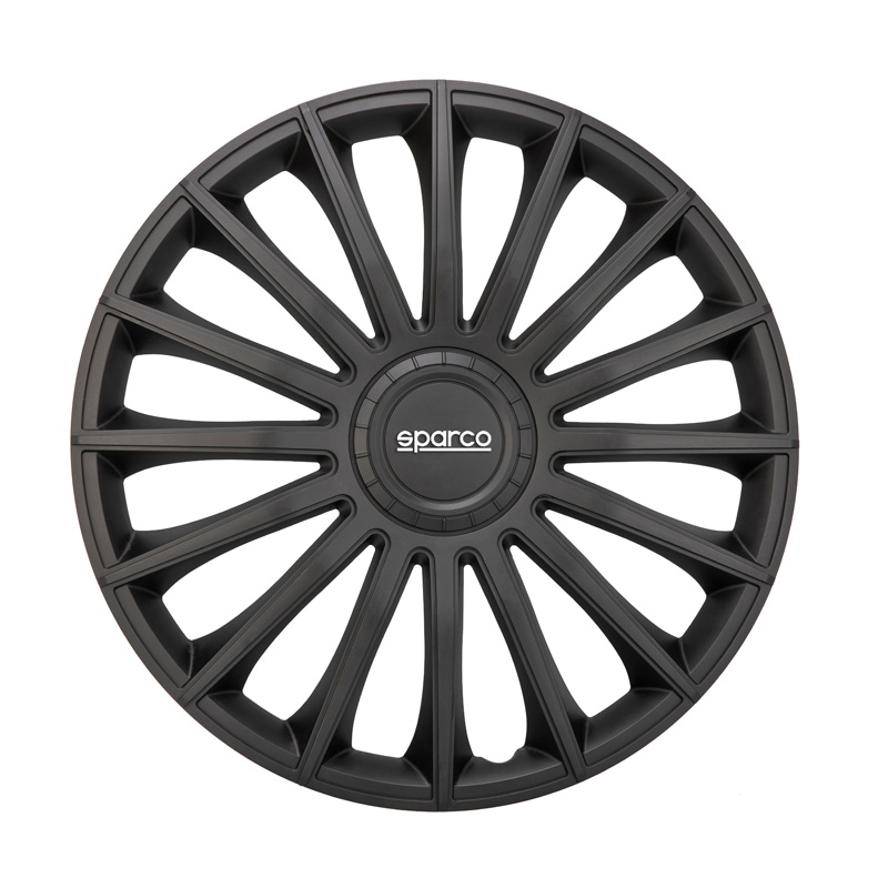 4-Delige Sparco Wieldoppenset Torino 13-inch zwart
