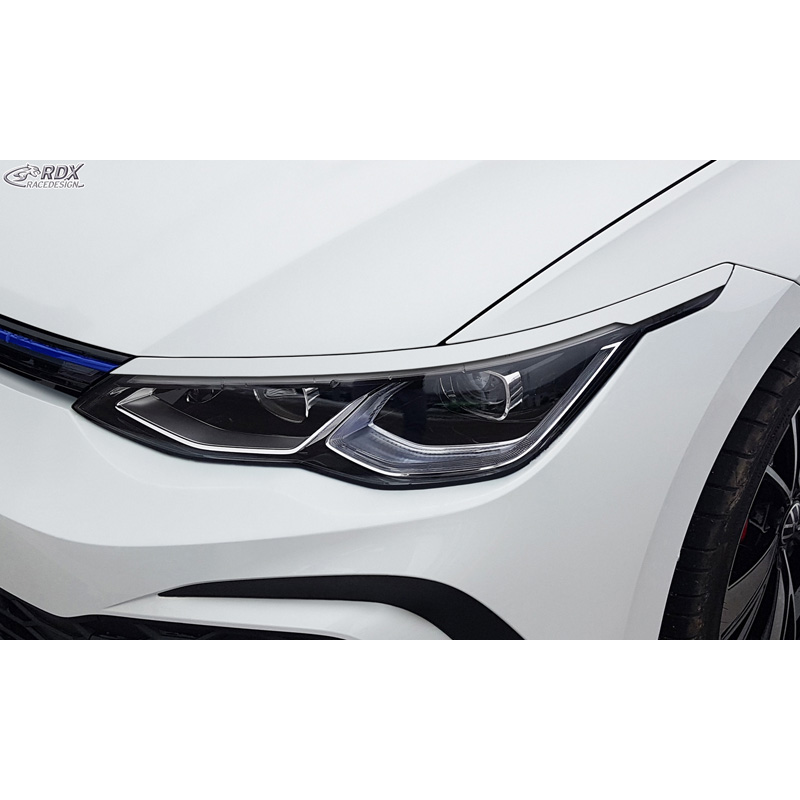 Koplampspoilers  Volkswagen Golf VIII (CD) 2020- (ABS)
