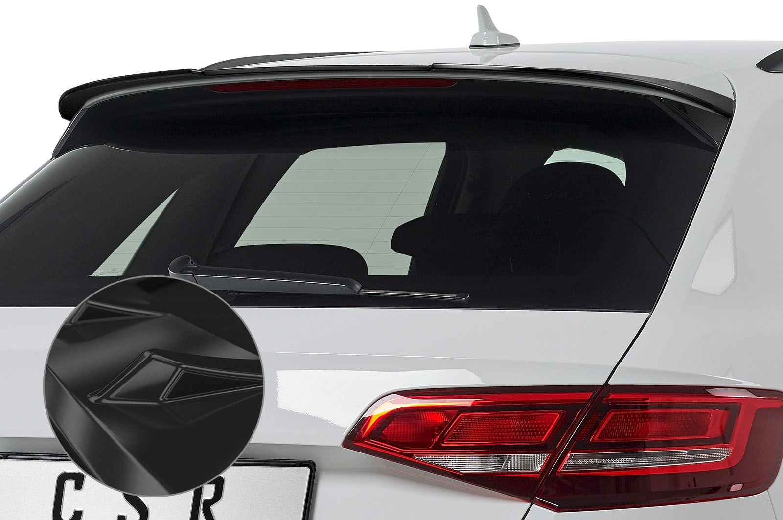 Achterspoiler Audi A3 8V Sportback Glans Zwart – CSR Automotive – 2012–2020