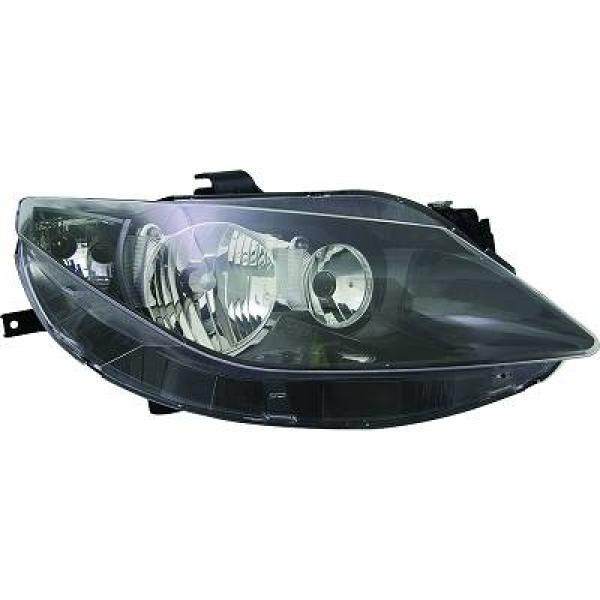 Koplamp links IBIZA 09-03/12 ZWART