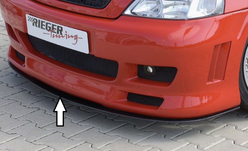 Spoilerzwaard Voorbumper Opel Astra G Rieger