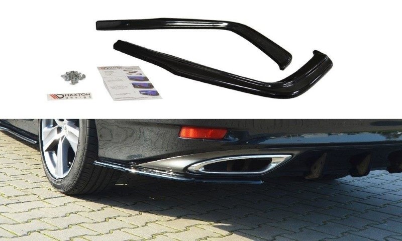 Achterzij Spoilers Lexus GS Mk4 Facelift t Glanzend Zwart