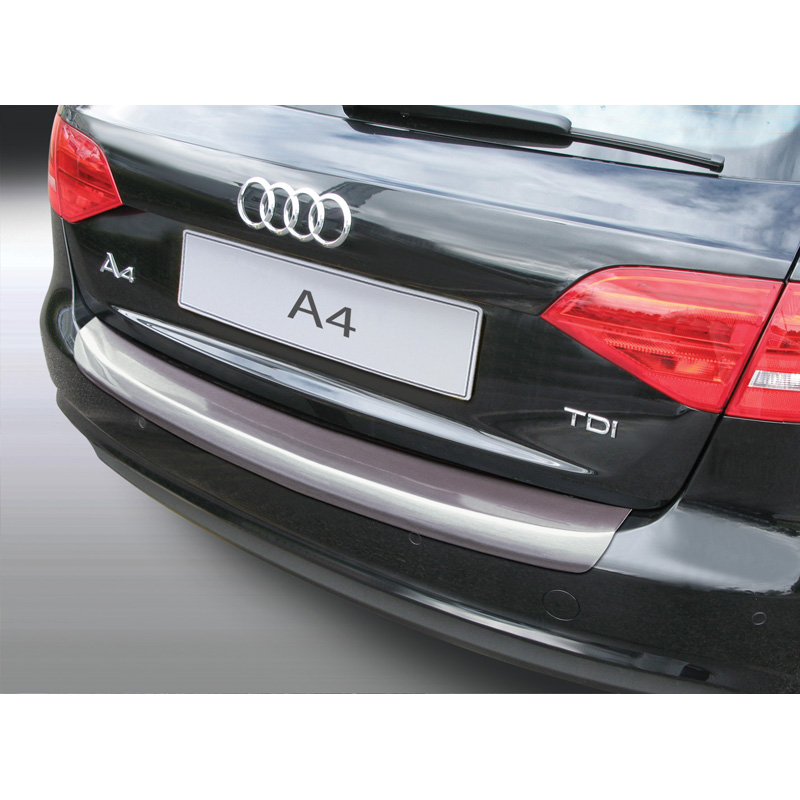 ABS Achterbumper beschermlijst  Audi A4 Avant 2012-2015 (excl. S4) Zilver