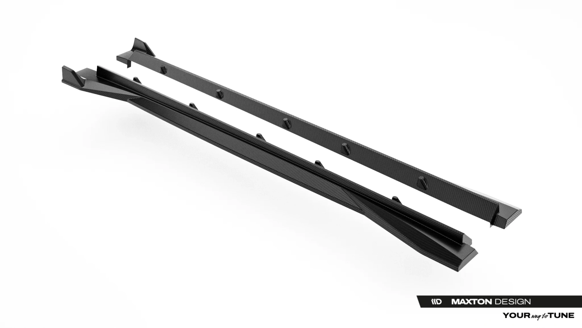 Zijskirts Audi RSQ8 Maxton Carbon