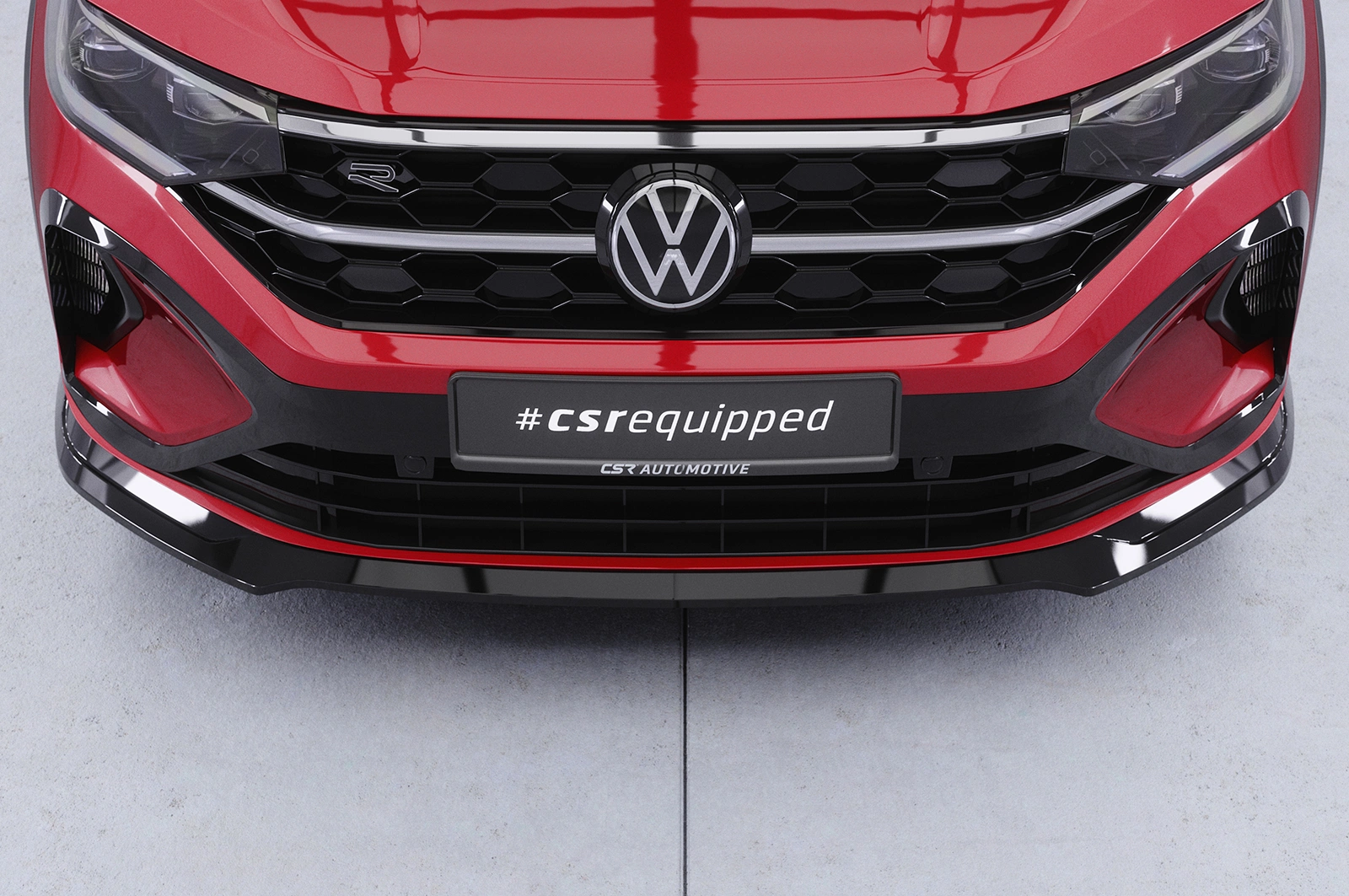Voorspoiler VW Taigo (Typ CS) glans zwart
