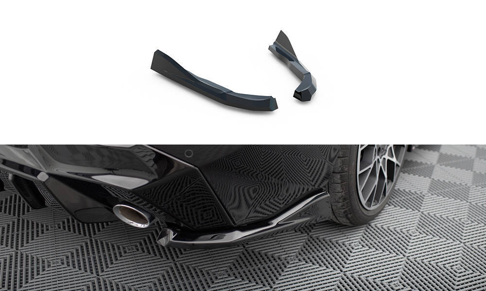Zij Diffusers BMW 2 Serie Coupe G42 Maxton Glans Zwart V.4