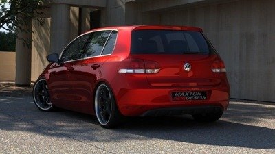 Diffuser VW Golf 6 Zonder Uitlaatgat Glans Zwart