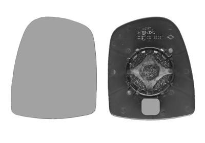 spiegelglas, boven, rechts Renault Trafic, 2001-2006