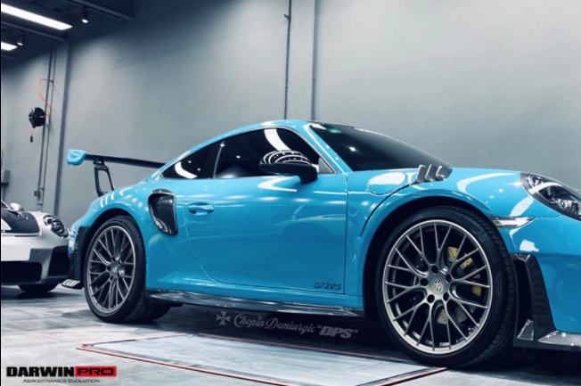 Porsche 911 991.2 Carrera/Targa 4/4S GT2RS Style Carbon Fiber Quarter Panel Side Scoops 2016-2018