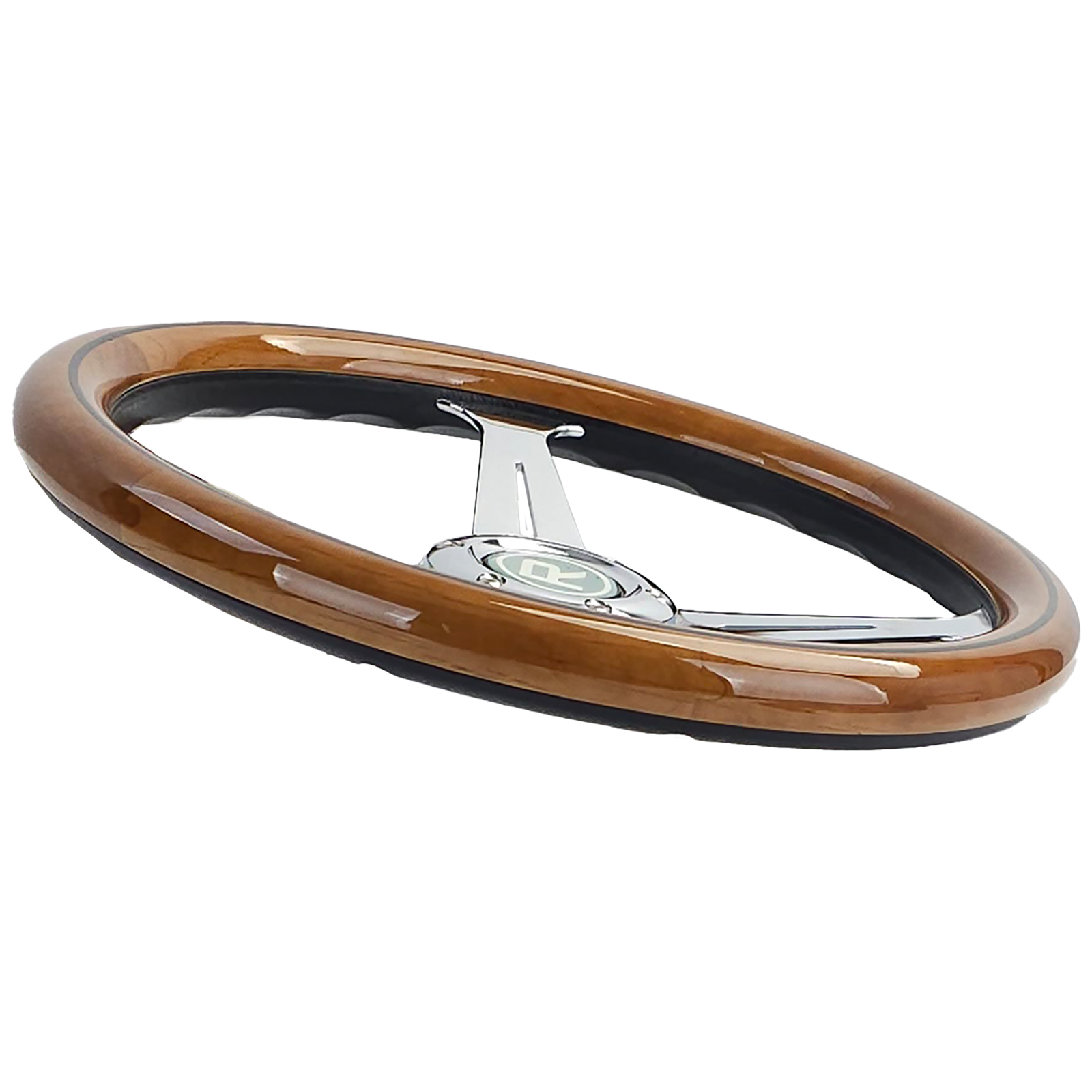 OMP Vintage stuur Hout/Chroom