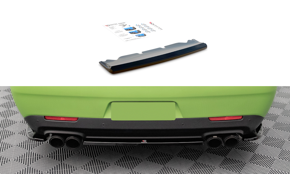 Achter Splitter Dodge Challanger Hellcat SRT