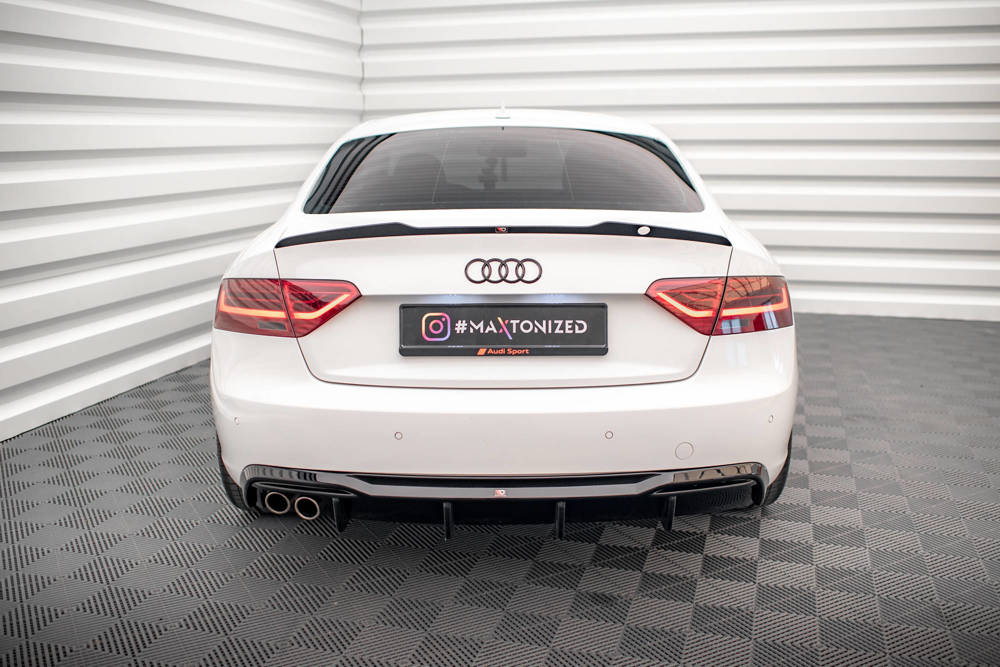 Diffuser Audi A5 Coupe 8T Facelift  2011 - 2016  Maxton Glans Zwart