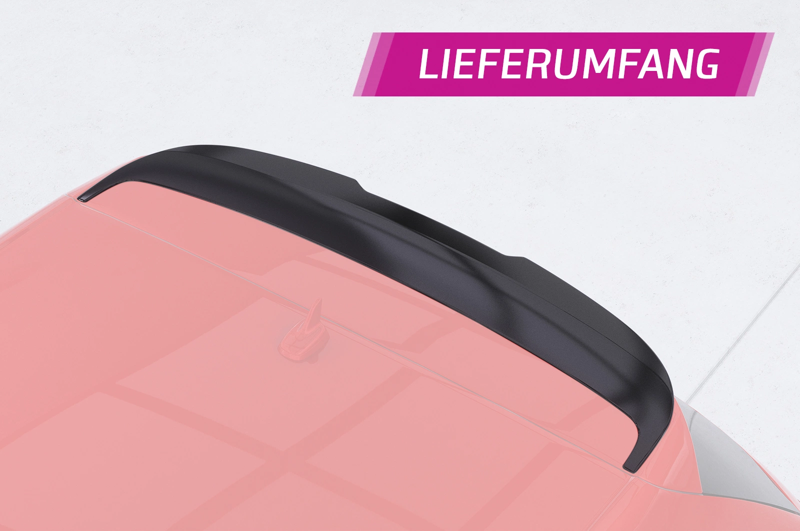 Achterspoiler VW Polo V (Typ 6R) GTI / R-Line Glans Zwart – CSR Automotive – 03/2009–03/2014