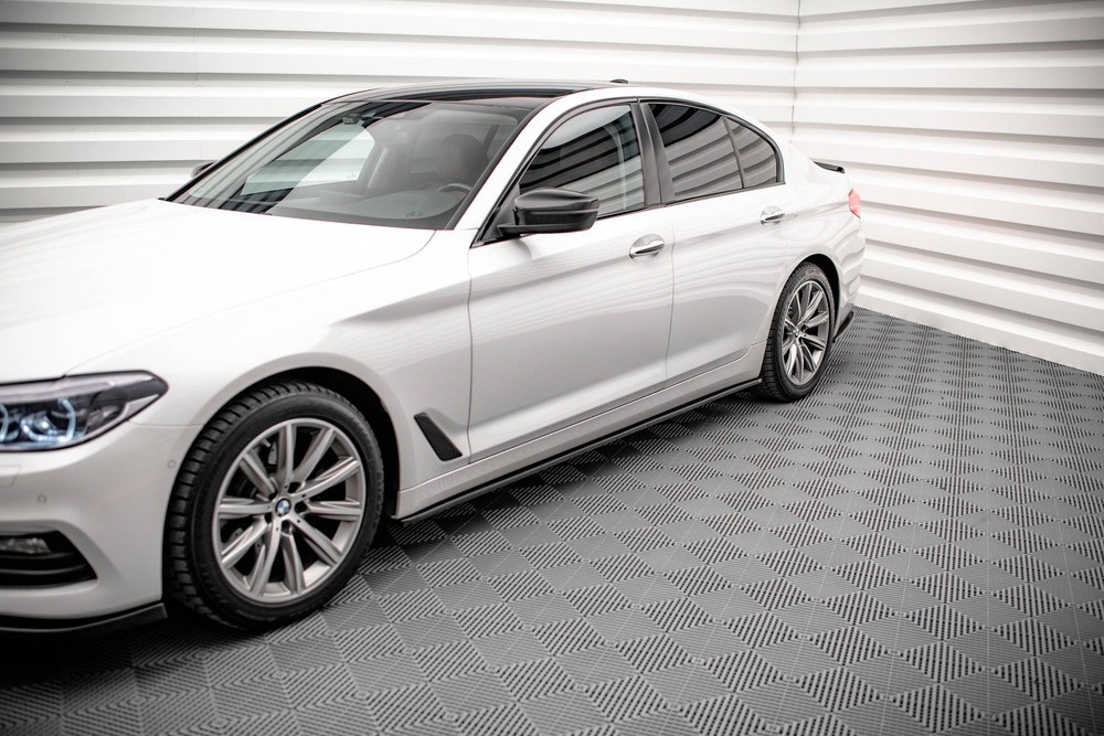 Zijskirts BMW 5-Serie G30 Maxton Glans Zwart
