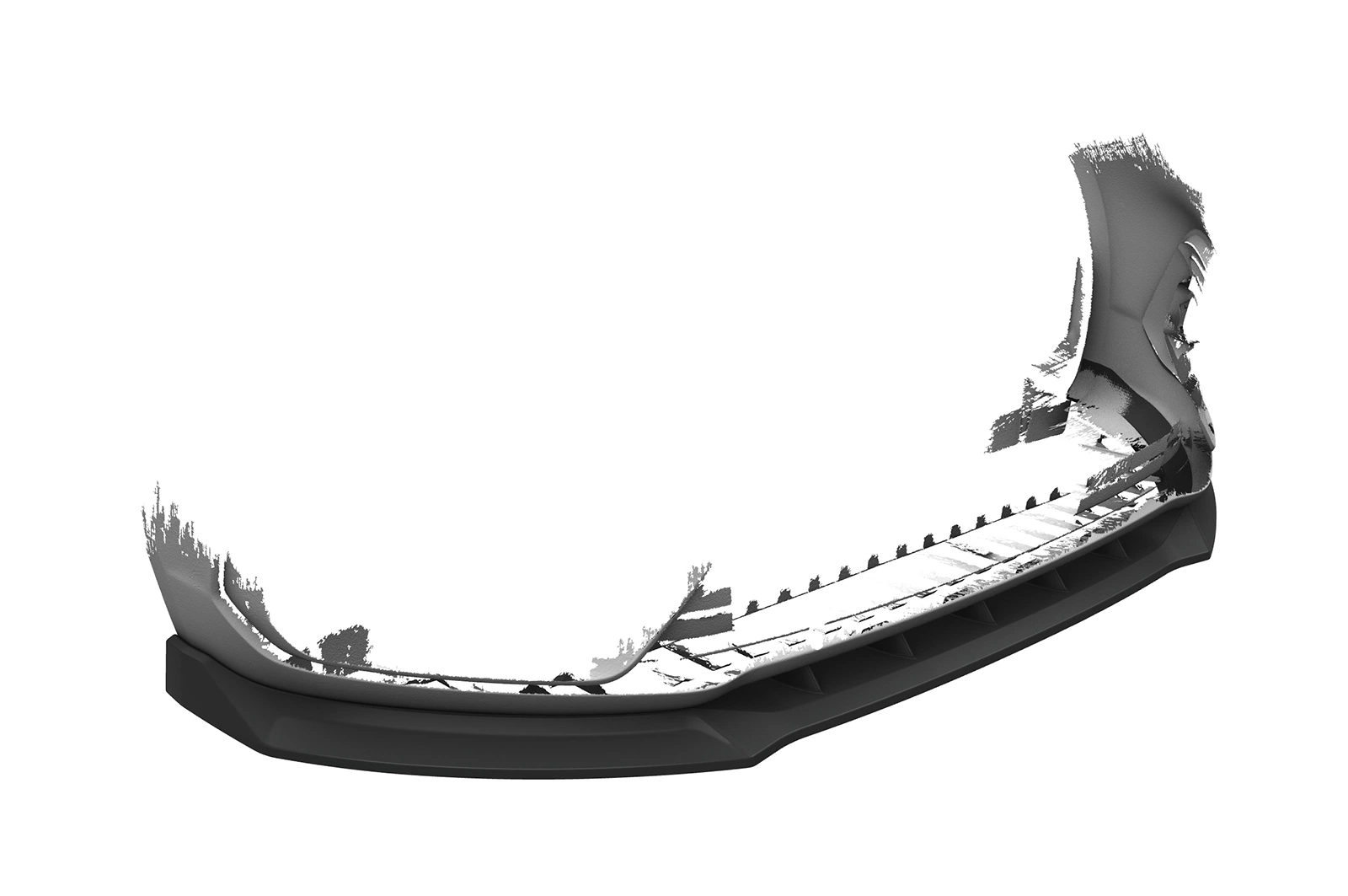Voorspoiler Ford Mondeo MK5 BA7 Turnier ST-Line 2019-2022 – Glans Zwart