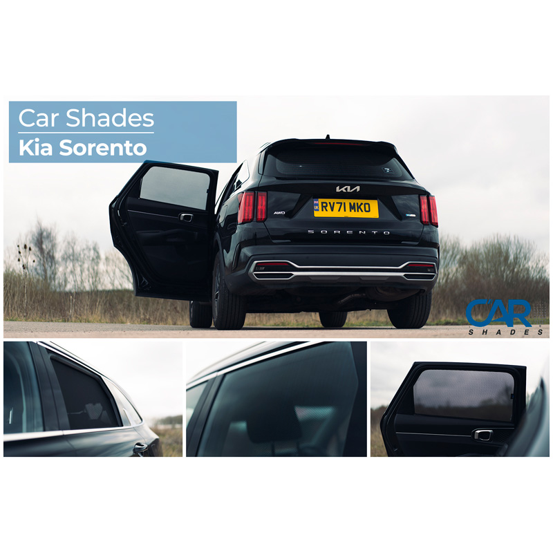 Set Car Shades (achterportieren)  Kia Sorento 5 deurs 2020- (2-delig)