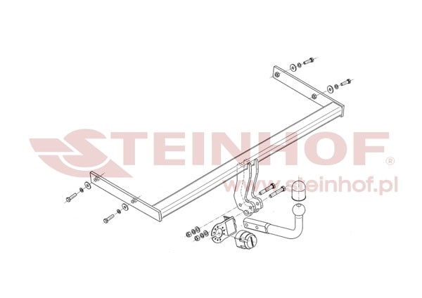 Trekhaak Audi A3 Sportback 5D (incl. Quattro) 11/2004-06/2008