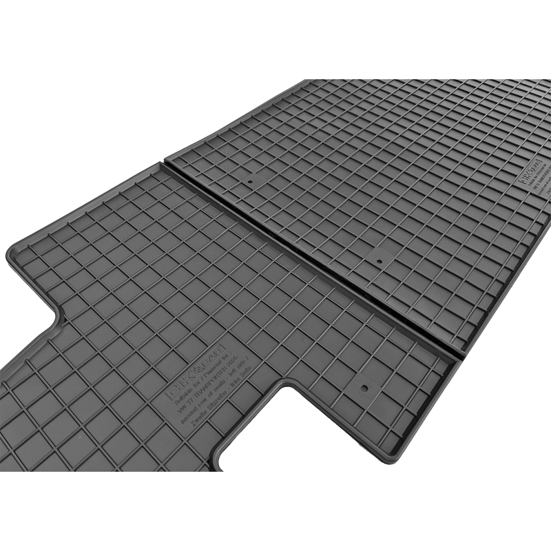 CIKCAR Rubber matten  Volkswagen Transporter T7 2024- (2de zitrij) (1-delig)