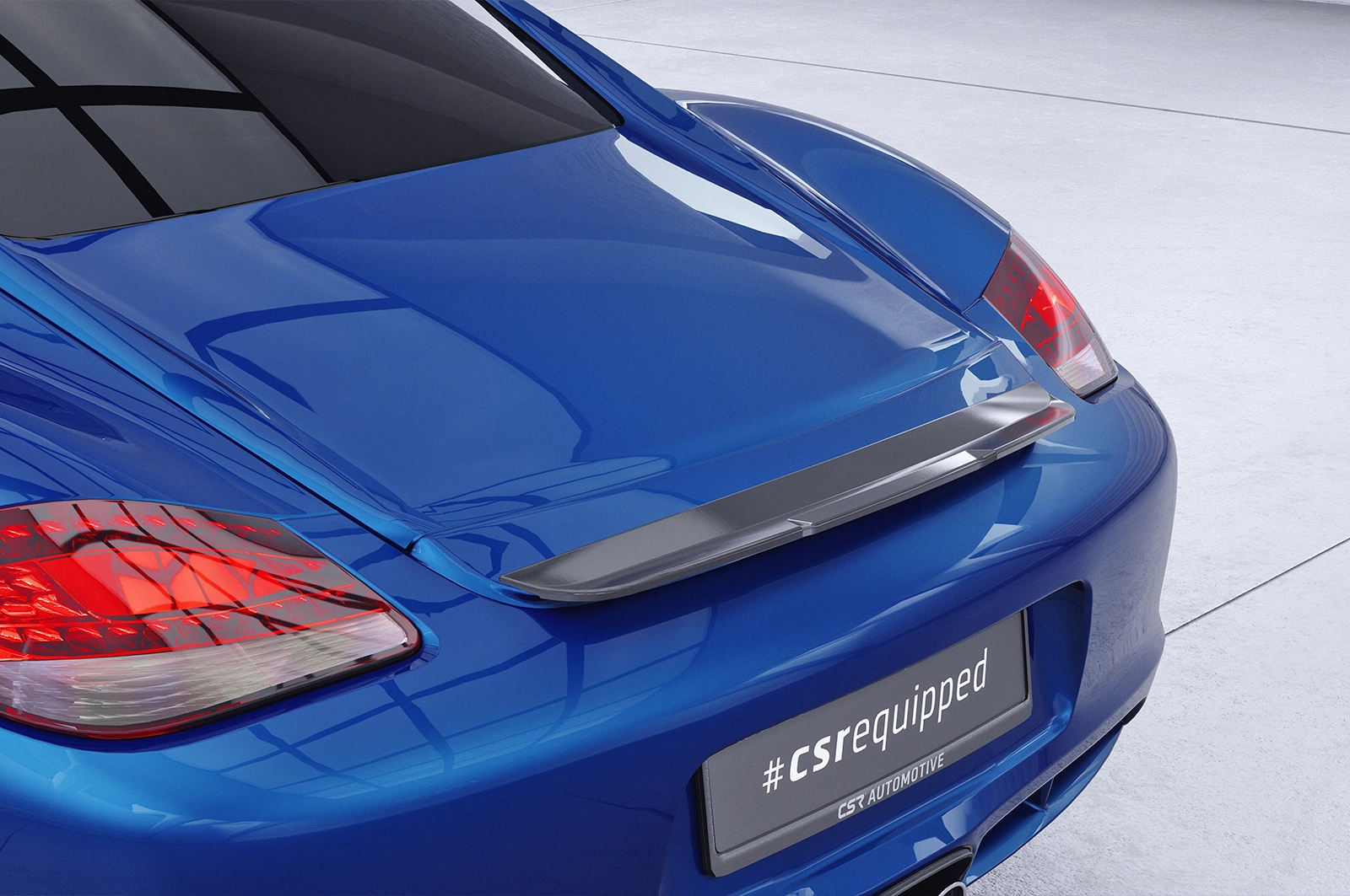 Achterspoiler Porsche Boxster 987 / Cayman 987 Facelift glans zwart 2009–2012