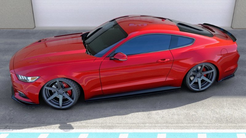 Spoilerkap Ford Mustang / GT Mk6 Glanzend Zwart Maxton