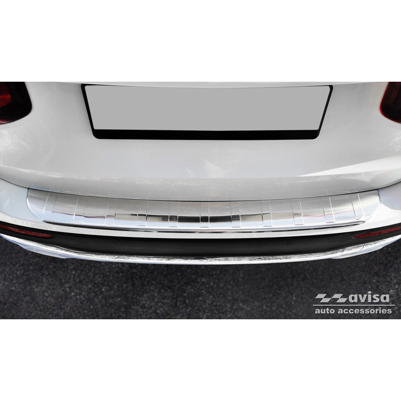 RVS Achterbumperprotector  Mercedes GLB (X247) incl. AMG 2019- 'Ribs'
