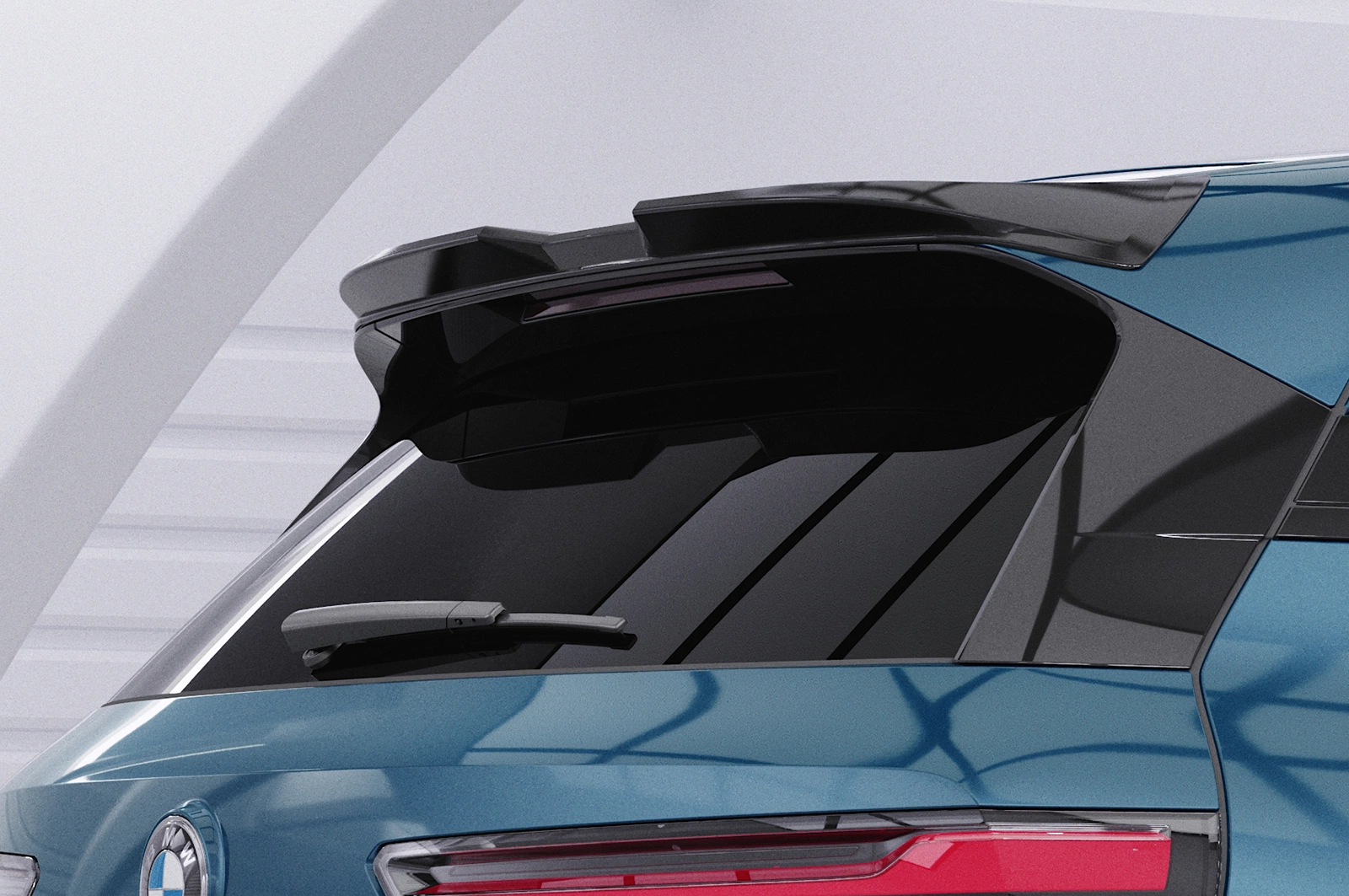 CSR Achterspoiler BMW iX Glans Zwart (vanaf 2021)